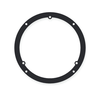 Black front speaker adapter shown from the front on a neutral studio background.