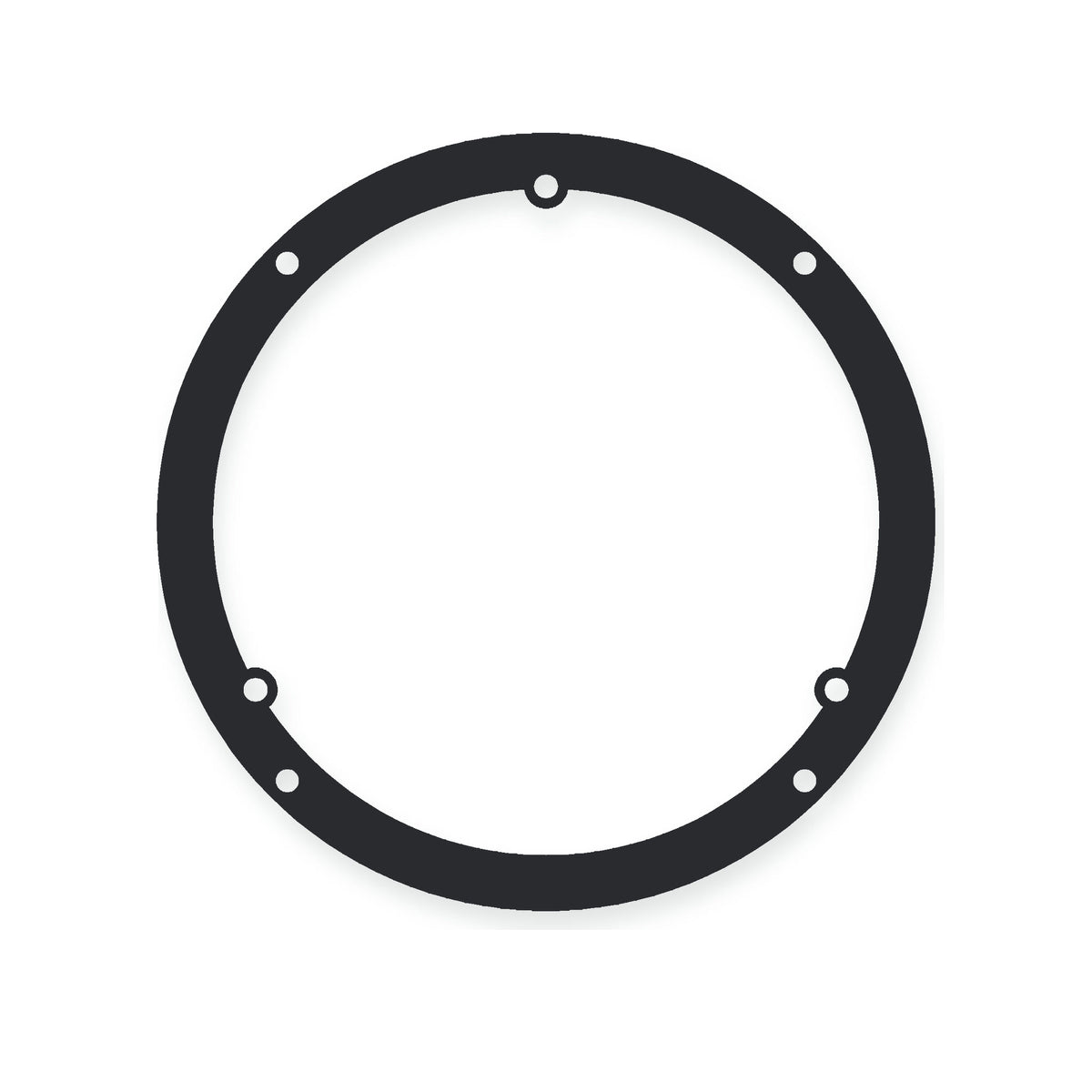 Black front speaker adapter shown from the rear on a neutral studio background.