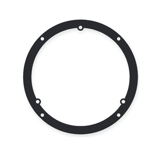 Black front speaker adapter shown from the rear on a neutral studio background.