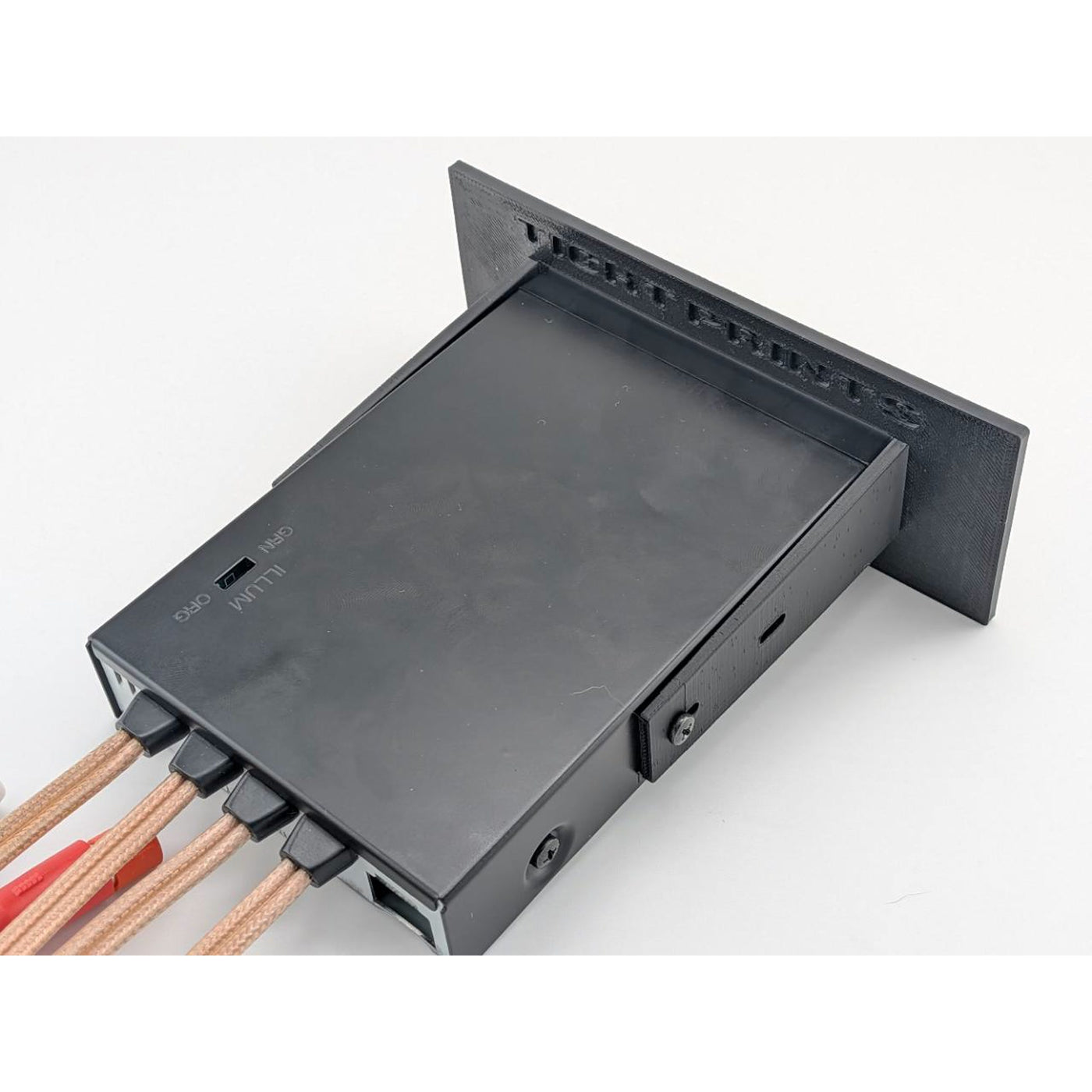 Kenwood KGC-4042A / KGC-4042 / KEC-1100 Trim Ring installed angle with cables - TightPrints product photo