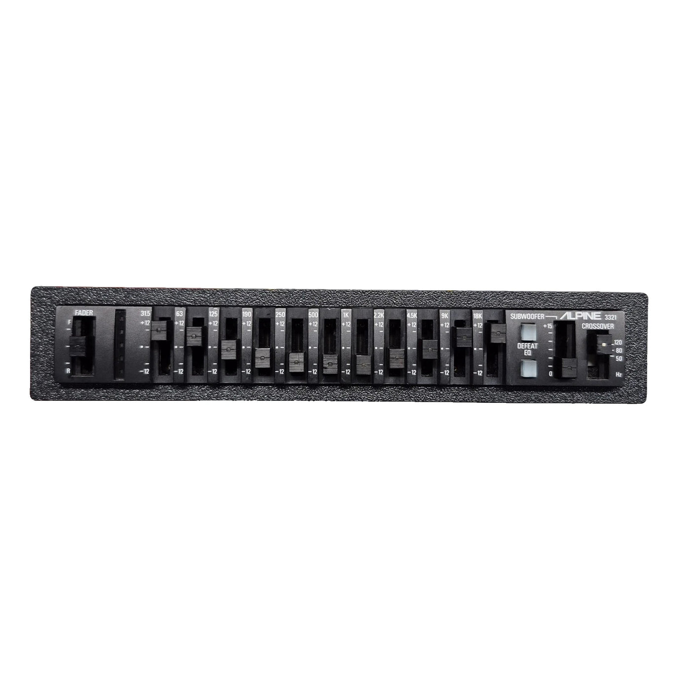 Alpine ERE-G190 / G-180 / 3318 Trim Ring installed equalizer front fitment equipment not included - TightPrints product photo
