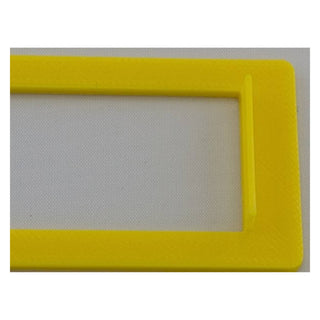 Alpine ERE-G190 / G-180 / 3318 Trim Ring yellow reverse corner detail - TightPrints product photo