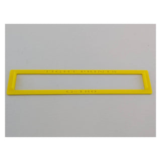 Alpine ERE-G190 / G-180 / 3318 Trim Ring yellow front branding - TightPrints product photo