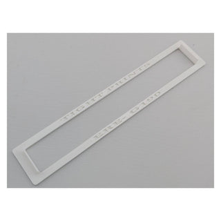 Alpine ERE-G190 / G-180 / 3318 Trim Ring white angle branding - TightPrints product photo