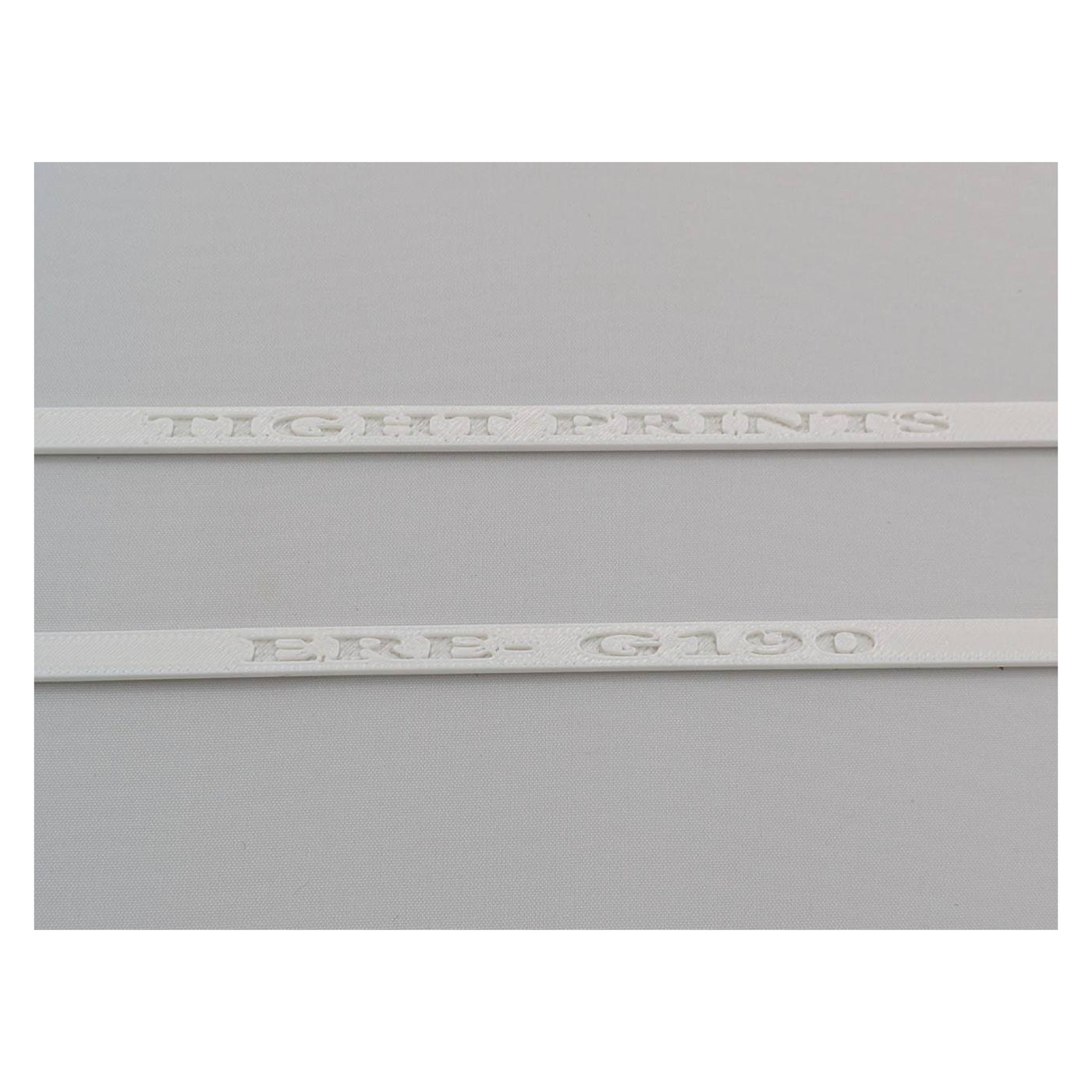 Alpine ERE-G190 / G-180 / 3318 Trim Ring white branding close up - TightPrints product photo