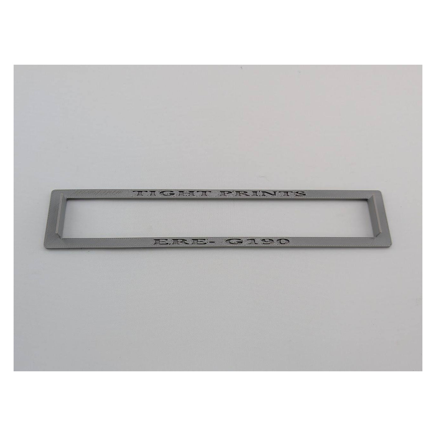 Alpine ERE-G190 / G-180 / 3318 Trim Ring gray front branding - TightPrints product photo
