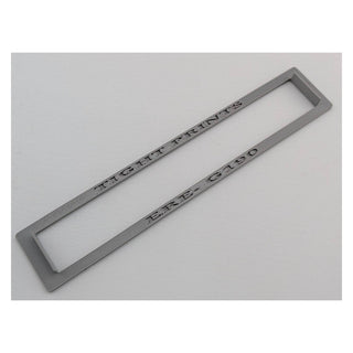 Alpine ERE-G190 / G-180 / 3318 Trim Ring gray angle branding - TightPrints product photo