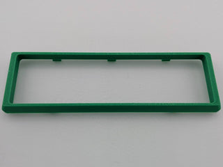 Green Alpine CD radio replacement bezel trim ring clip detail