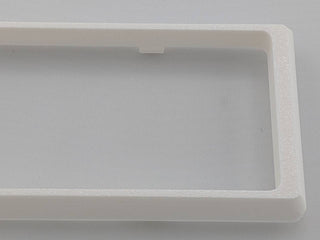 White Alpine CD radio replacement bezel trim ring corner detail