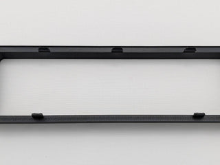 Black Alpine CD radio replacement bezel trim ring top surface detail