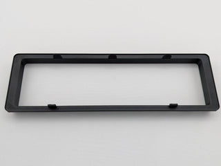 Black Alpine CD radio replacement bezel trim ring edge profile