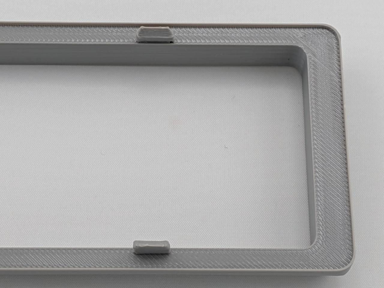 Gray Alpine CD radio replacement bezel trim ring front product view
