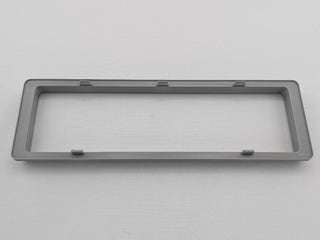 Gray Alpine CD radio replacement bezel trim ring edge profile