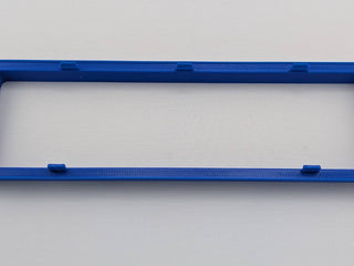 Blue Alpine CD radio replacement bezel trim ring angled product view