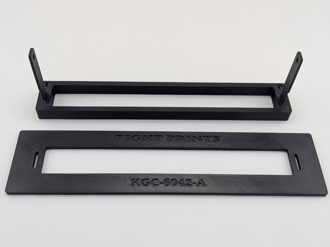 TightPrints Kenwood KGC-6042 two-piece replacement faceplate and bezel in Black