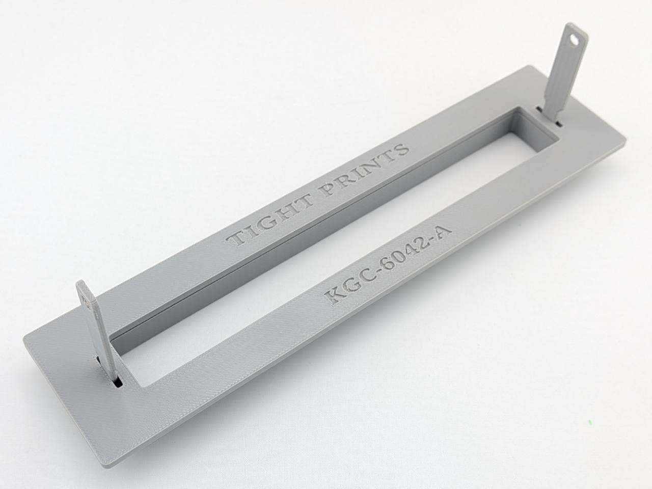 TightPrints Kenwood KGC replacement faceplate and bezel in Gray