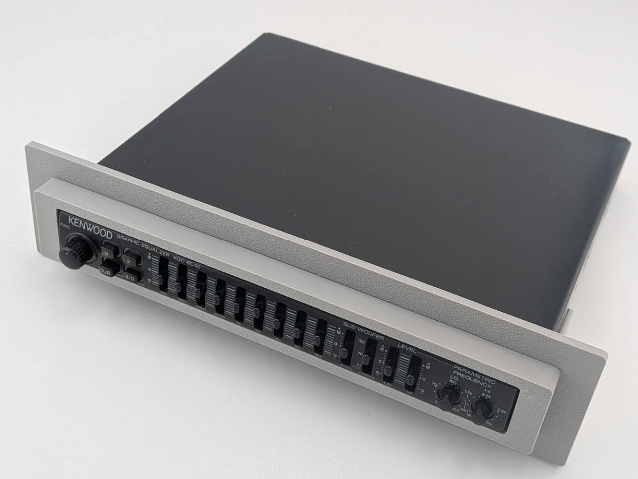 Kenwood KGC-6042 installed fitment view with TightPrints two-piece faceplate and bezel
