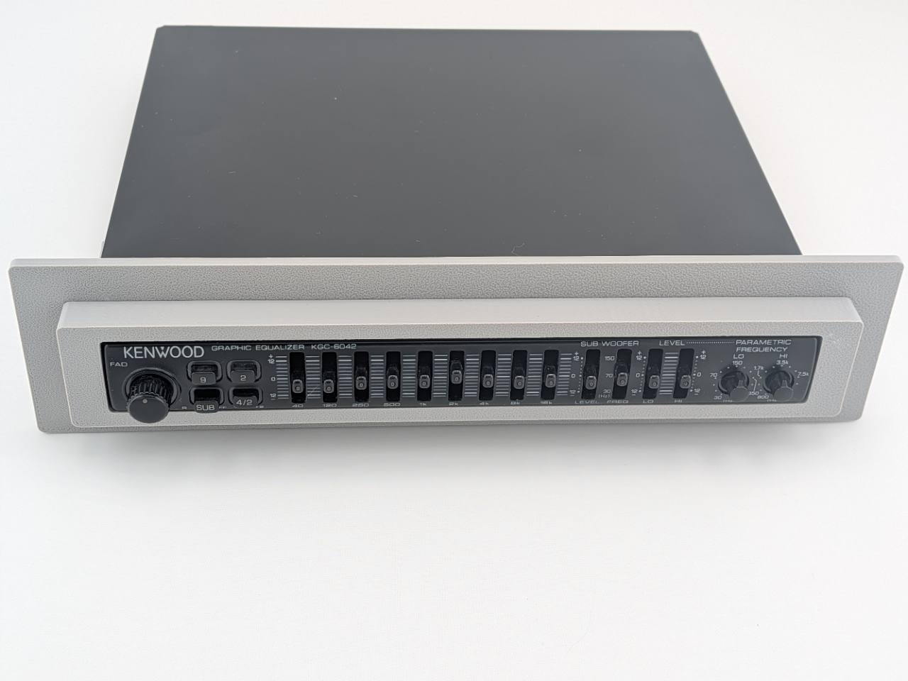 Kenwood KGC-6042 with TightPrints replacement faceplate and bezel installed; equipment not included