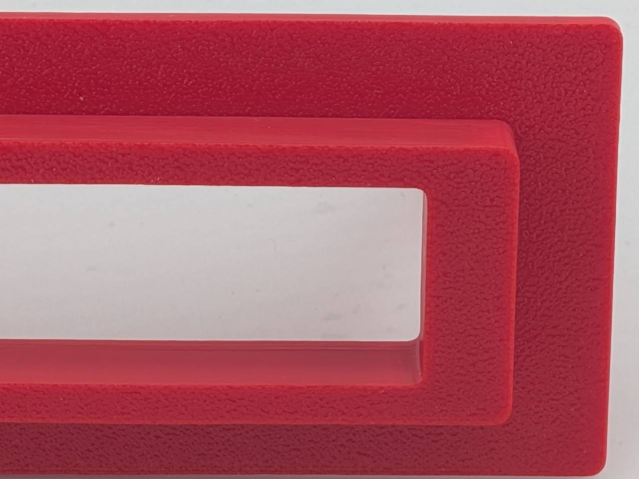 TightPrints Kenwood KGC replacement faceplate and bezel in Red