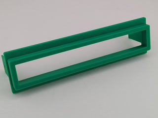 Green TightPrints two-piece replacement faceplate and fitment-based bezel set for Alpine ERE-G180, G-180, 3318, 3331, and 3321, angled front view