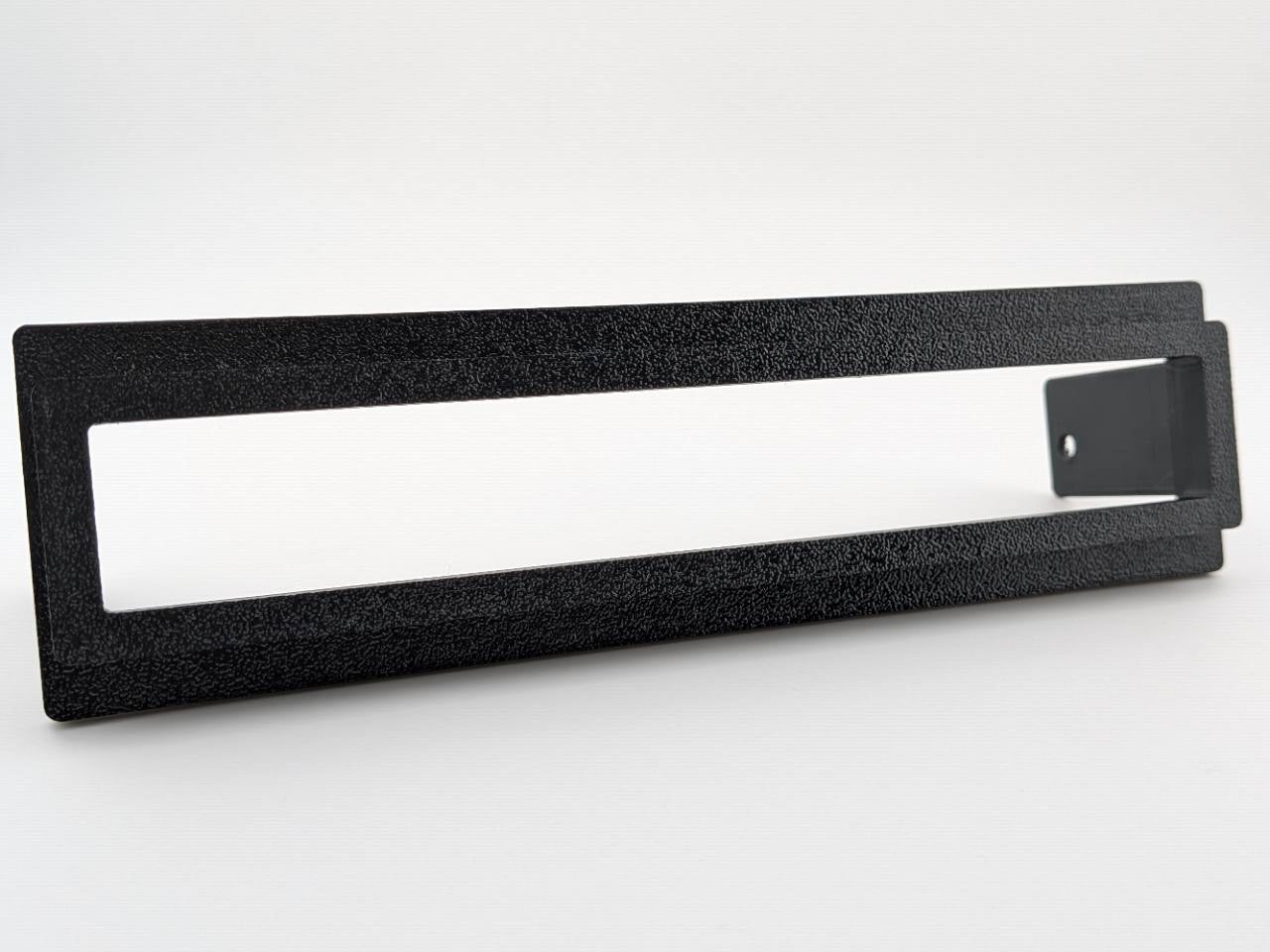 Alternate front product-only view of the Black TightPrints replacement faceplate and bezel set for the Alpine ERE-G190
