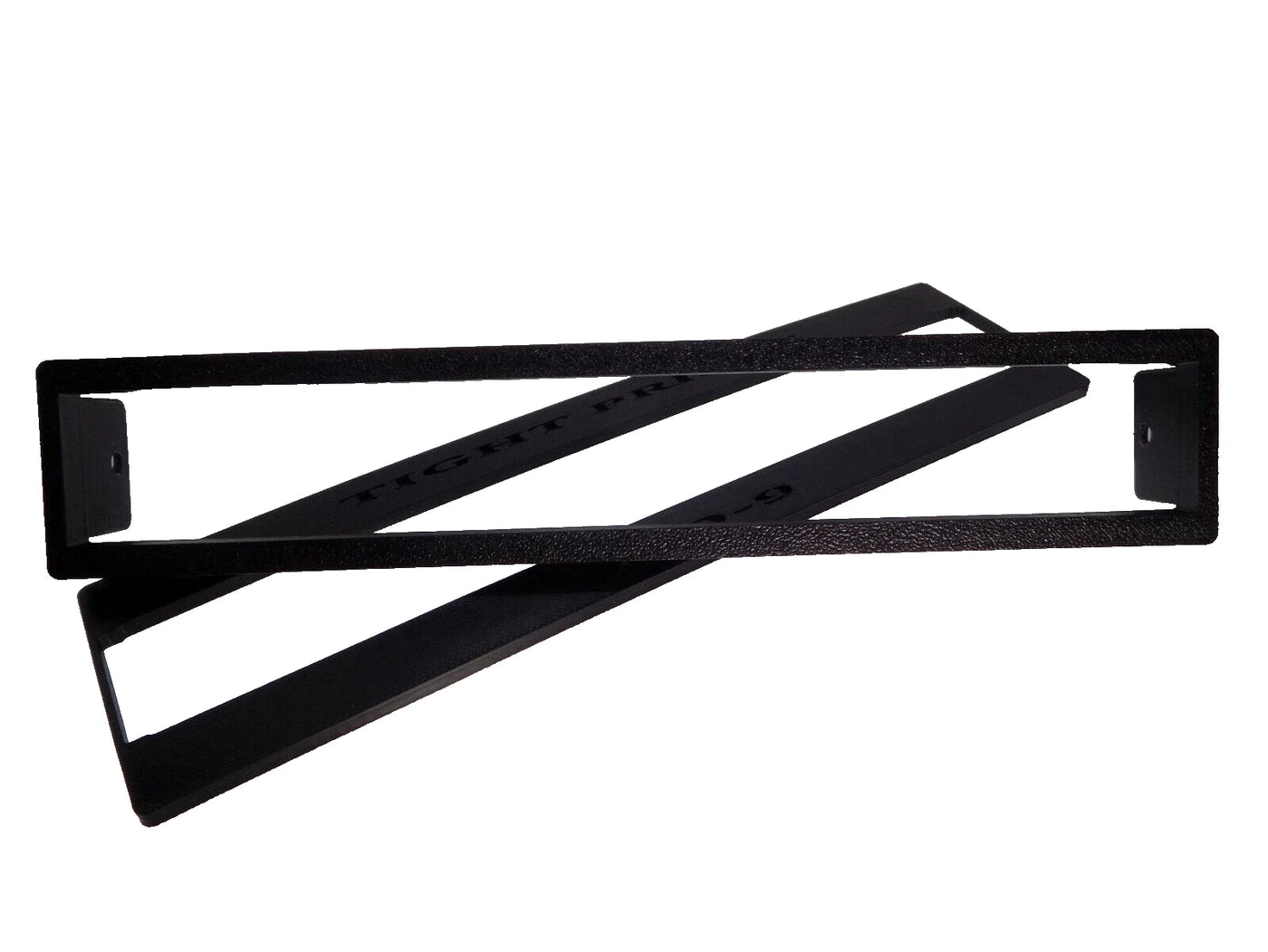 Black Kicker KQ9 replacement faceplate and bezel shown separately as the included two-piece set