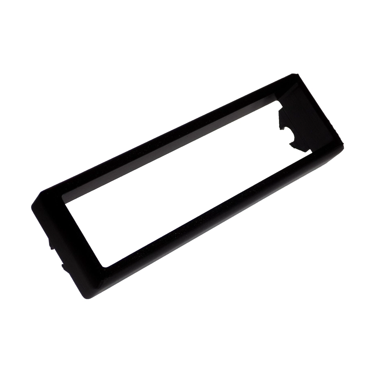 Black TightPrints replacement trim ring bezel for the Roadmaster EA400N equalizer, product-only view