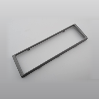 Gray Alpine CDA-9856 CDA-9857 CDA-9883 CDA-9887 replacement trim ring bezel, product-only front view