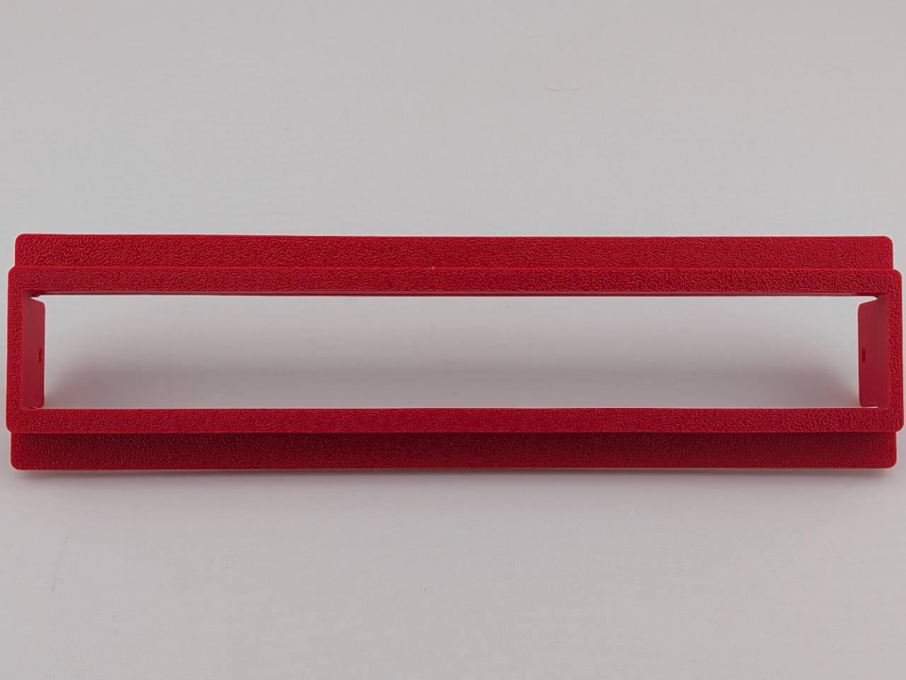 Red Kicker KQ9 replacement faceplate and bezel set, straight reference view