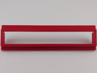 Red Kicker KQ9 replacement faceplate and bezel set, straight reference view