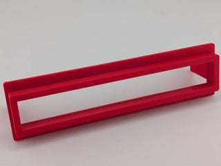 Red TightPrints two-piece replacement faceplate and fitment-based bezel set for Alpine ERE-G180, G-180, 3318, 3331, and 3321, angled front view