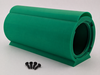 Green replacement ported enclosure for B2 Audio Rampage RC2 with four included screws; subwoofer not included