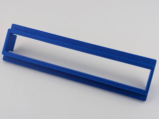Blue Kicker KQ9 replacement faceplate and bezel set, straight reference view