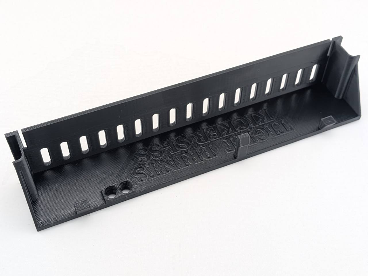 Black Kicker amplifier terminal cover interior and mounting detail