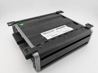 Rear and underside view showing all four Black horizontal mounting feet on a Kicker CXA400.1 amplifier; amplifier not included