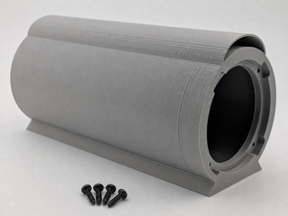 Gray replacement ported enclosure for B2 Audio Rampage RC2 with four included screws; subwoofer not included