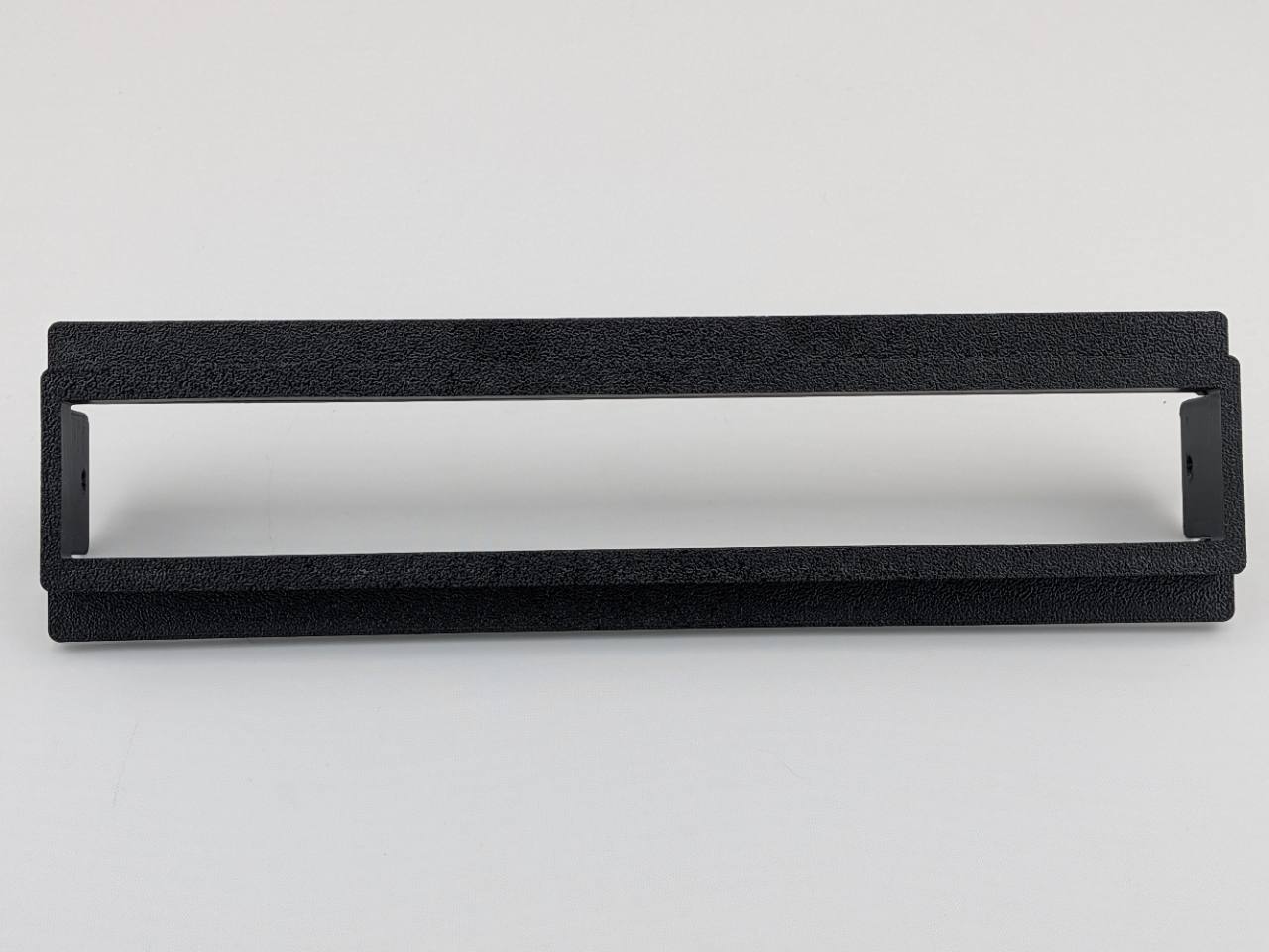 Black Kicker KQ9 replacement faceplate and bezel set, straight reference view