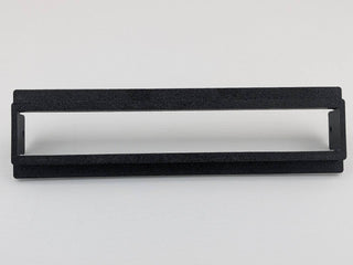 Black Kicker KQ9 replacement faceplate and bezel set, straight reference view